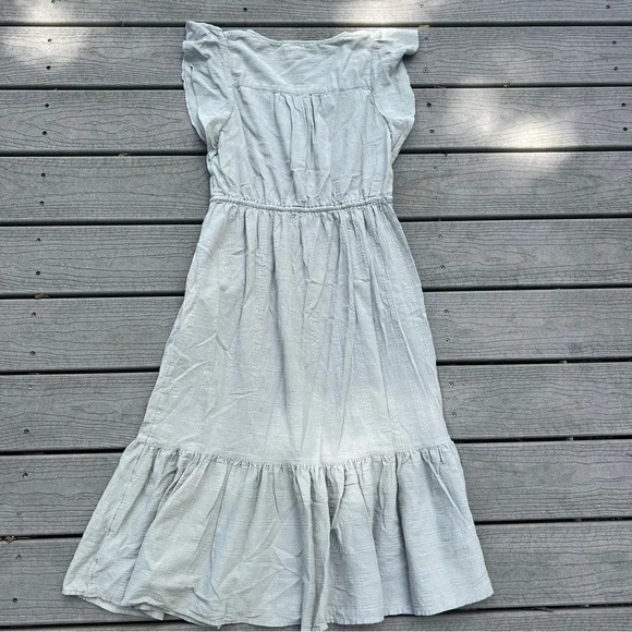 Lucky Brand: Sage Green Maxi Dress w/ Buttons and Pockets. Women’s Size Large. - Picture 4 of 12